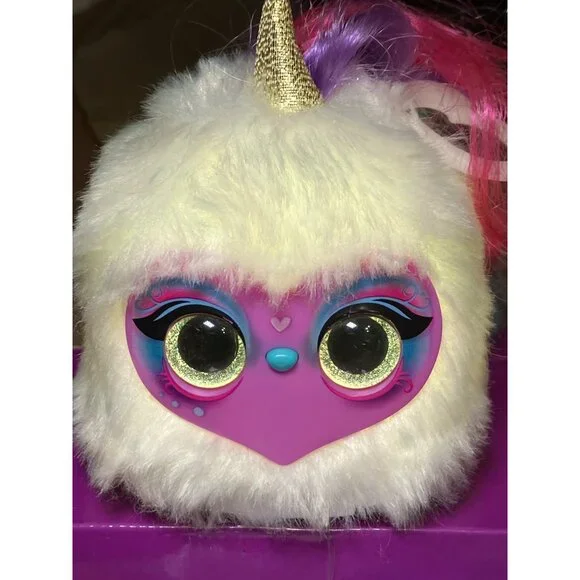 Pomsies Lumies Interactive Light-Up Interactive Pom Pom Pets Plush Toy - Picture 13 of 14